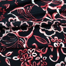 Load image into Gallery viewer, 58/60&quot; 200GSM Flower Pattern ITY Knit Jersey Fabric by the Yard
