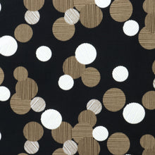 Load image into Gallery viewer, DOTS BUBBLE CIRCLE Polyester/Spandex ITY Knit Jersey Fabric with Puff by the Yard, 58-60&quot; Wide, 200GSM
