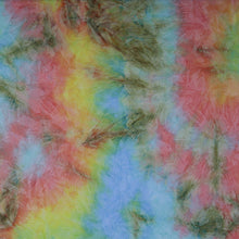 Load image into Gallery viewer, 55-56&quot; 180GSM Multi-color Tie Dyed Polyester/Spandex Knit Fabric by the Yard
