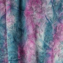 Load image into Gallery viewer, 54/56&quot; 6 Colors Flower Patterned Poly Span Knit Tie-dyed Jacquard Fabric by the Yard

