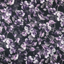 Load image into Gallery viewer, Purple Flower with Stripes Printed ITY with Puff
