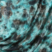 Load image into Gallery viewer, 58/60&quot; Mint-Black Polyester/Single Spandex Knit Jacquard Fabric by the Yard
