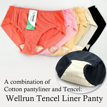 Load image into Gallery viewer, 5-pack Wellrun® Tencel Liner Panties
